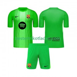 Fußballtrikot FC Barcelona Torwart Heim Trikot Home 2025-2026 Kurzarm für Kinder