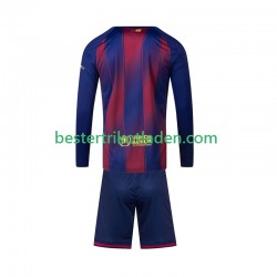 Fußballtrikot FC Barcelona Heim Trikot Home 2025-2026 Langarm für Kinder