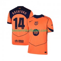 Fußballtrikot FC Barcelona Marcus Rashford 14 UCL Ausweich Trikot 3rd 2025-2026 Kurzarm für Herren