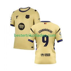 Fußballtrikot FC Barcelona Robert Lewandowski 9 Champions League Auswärts Trikot Away 2025-2026 Kurzarm für Herren