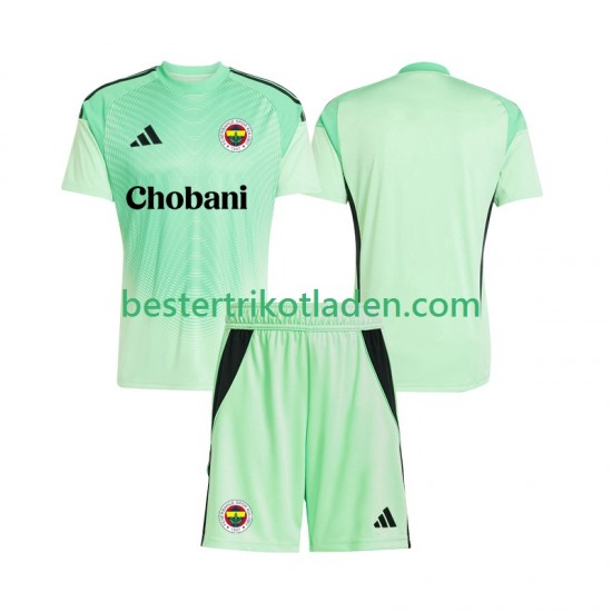 Fußballtrikot Fenerbahce Torwart Auswärts Trikot Away 2025-2026 Kurzarm für Kinder