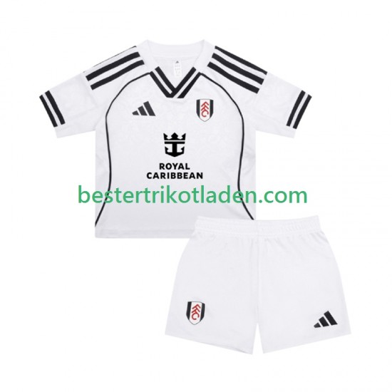Fußballtrikot Fulham Heim Trikot Home 2025-2026 Kurzarm für Kinder