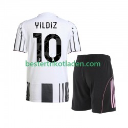 Fußballtrikot Juventus Turin Kenan Yildiz 10 Heim Trikot Home 2025-2026 Kurzarm für Kinder