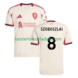 Fußballtrikot Liverpool Dominik Szoboszlai 8 Auswärts Trikot Away 2025-2026 Kurzarm für Herren