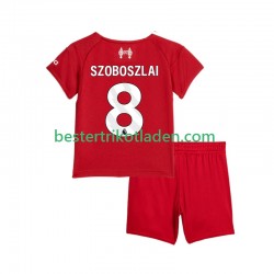 Fußballtrikot Liverpool Dominik Szoboszlai 8 Heim Trikot Home 2025-2026 Kurzarm für Kinder