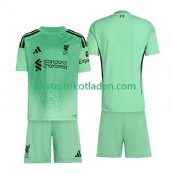Fußballtrikot Liverpool Torwart Auswärts Trikot Away 2025-2026 Kurzarm für Kinder