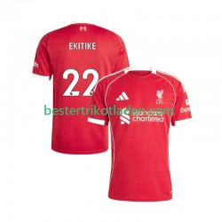 Fußballtrikot Liverpool Hugo Ekitike 22 Heim Trikot Home 2025-2026 Kurzarm für Herren