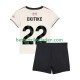 Fußballtrikot Liverpool Hugo Ekitike 22 Auswärts Trikot Away 2025-2026 Kurzarm für Kinder