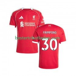 Fußballtrikot Liverpool Jeremie Frimpong 30 Heim Trikot Home 2025-2026 Kurzarm für Herren