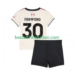 Fußballtrikot Liverpool Jeremie Frimpong 30 Auswärts Trikot Away 2025-2026 Kurzarm für Kinder