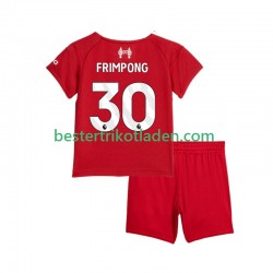 Fußballtrikot Liverpool Jeremie Frimpong 30 Heim Trikot Home 2025-2026 Kurzarm für Kinder