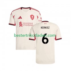 Fußballtrikot Liverpool Milos Kerkez 6 Auswärts Trikot Away 2025-2026 Kurzarm für Herren