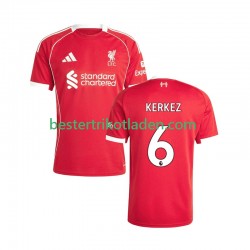 Fußballtrikot Liverpool Milos Kerkez 6 Heim Trikot Home 2025-2026 Kurzarm für Herren