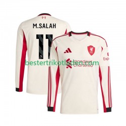 Fußballtrikot Liverpool Mohamed Salah 11 Auswärts Trikot Away 2025-2026 Langarm für Herren