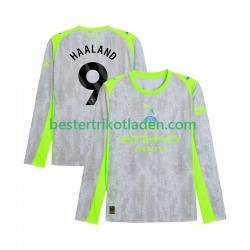 Fußballtrikot Manchester City Erling Haaland 9 Ausweich Trikot 3rd 2025-2026 Langarm für Herren