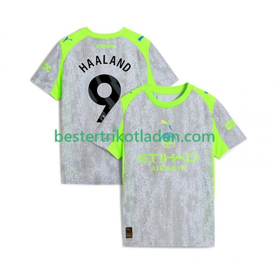 Fußballtrikot Manchester City Erling Haaland 9 Ausweich Trikot 3rd 2025-2026 Kurzarm für Herren