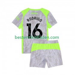 Fußballtrikot Manchester City Rodrigo Hernandez 16 Ausweich Trikot 3rd 2025-2026 Kurzarm für Kinder