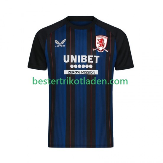 Fußballtrikot Middlesbrough Auswärts Trikot Away 2025-2026 Kurzarm für Herren