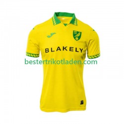 Fußballtrikot Norwich City Heim Trikot Home 2025-2026 Kurzarm für Herren
