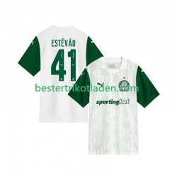 Fußballtrikot Palmeiras Estevao 41 Auswärts Trikot Away 2025-2026 Kurzarm für Herren