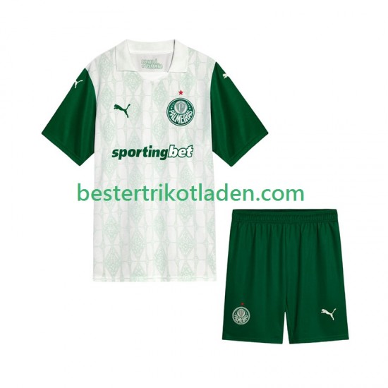 Fußballtrikot Palmeiras Auswärts Trikot Away 2025-2026 Kurzarm für Kinder