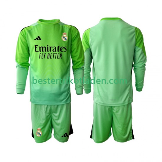 Fußballtrikot Real Madrid Auswärts Trikot Away 2025-2026 Langarm für Kinder
