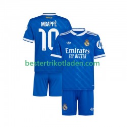 Fußballtrikot Real Madrid Mbappé Kylian 10 Ausweich Trikot 3rd 2025-2026 Kurzarm für Kinder