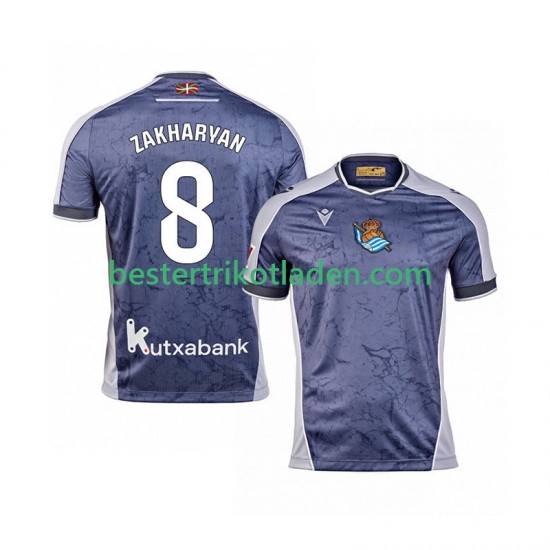 Fußballtrikot Real Sociedad Arsen Zakharyan 8 Auswärts Trikot Away 2025-2026 Kurzarm für Herren