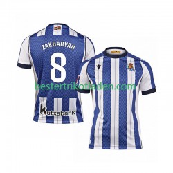 Fußballtrikot Real Sociedad Arsen Zakharyan 8 Heim Trikot Home 2025-2026 Kurzarm für Herren