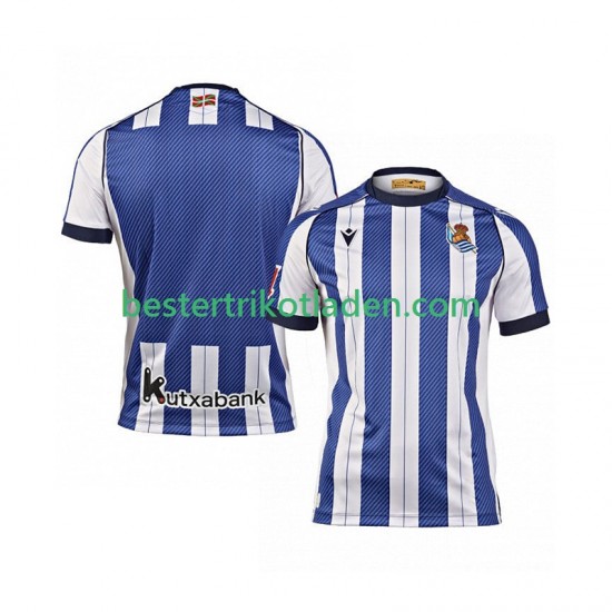 Fußballtrikot Real Sociedad Heim Trikot Home 2025-2026 Kurzarm für Herren