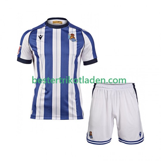 Fußballtrikot Real Sociedad Heim Trikot Home 2025-2026 Kurzarm für Kinder