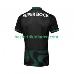 Fußballtrikot Sporting CP Auswärts Trikot Away Viertes trikot 2025-2026 Kurzarm für Herren