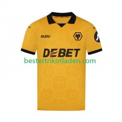Fußballtrikot Wolverhampton Wanderers Heim Trikot Home 2025-2026 Kurzarm für Herren
