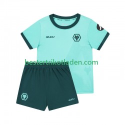 Fußballtrikot Wolverhampton Wanderers Auswärts Trikot Away 2025-2026 Kurzarm für Kinder