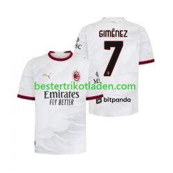 Fußballtrikot AC Mailand Gimenez 7 Auswärts Trikot Away 2026-2027 Kurzarm für Herren