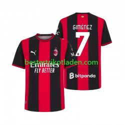 Fußballtrikot AC Mailand Gimenez 7 Heim Trikot Home 2026-2027 Kurzarm für Herren