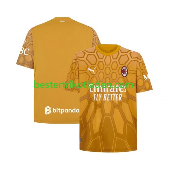 Fußballtrikot AC Mailand Torwart Heim Trikot Home 2026-2027 Kurzarm für Herren