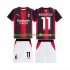 Fußballtrikot AC Mailand Ibrahimović 11 Heim Trikot Home 2026-2027 Kurzarm für Kinder