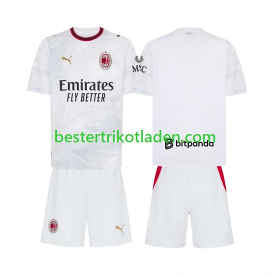 Fußballtrikot AC Mailand Auswärts Trikot Away 2026-2027 Kurzarm für Kinder
