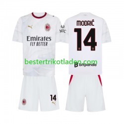 Fußballtrikot AC Mailand Modrić Luka 14 Auswärts Trikot Away 2026-2027 Kurzarm für Kinder