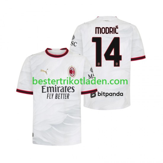 Fußballtrikot AC Mailand Modrić Luka 14 Auswärts Trikot Away 2026-2027 Kurzarm für Herren