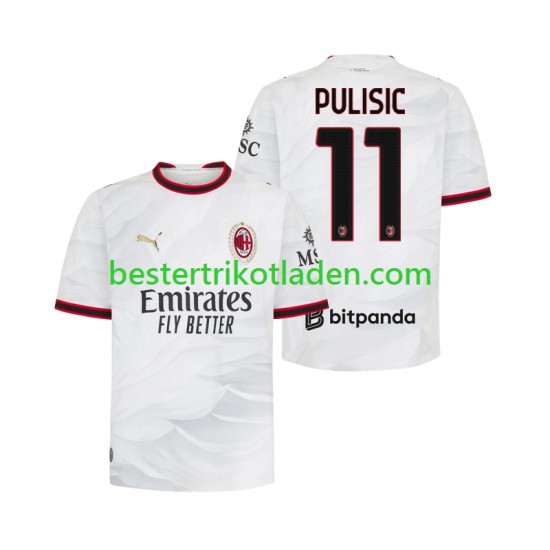 Fußballtrikot AC Mailand Pulisic 11 Auswärts Trikot Away 2026-2027 Kurzarm für Herren