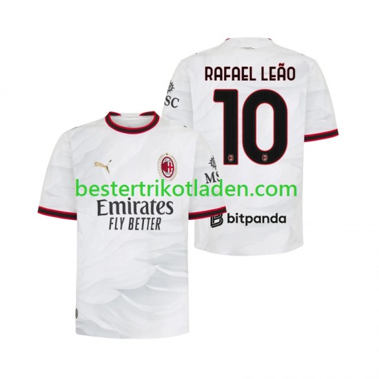 Fußballtrikot AC Mailand Rafael Leao 10 Auswärts Trikot Away 2026-2027 Kurzarm für Herren