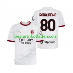 Fußballtrikot AC Mailand Ronaldinho 80 Auswärts Trikot Away 2026-2027 Kurzarm für Herren