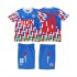 Fußballtrikot Ajax Amsterdam BERGKAMP 10 1989 1990 Retro Auswärts Trikot Away Langarm für Kinder