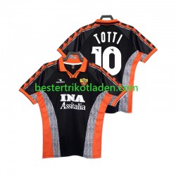 Fußballtrikot AS Rom Totti 10 1998 Retro Ausweich Trikot 3rd 1999 Kurzarm für Herren