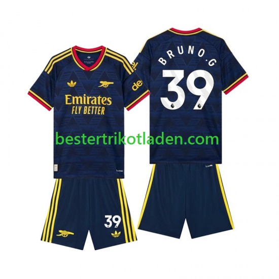 Fußballtrikot Arsenal Bruno Guimaraes 39 Auswärts Trikot Away 2026-2027 Kurzarm für Kinder