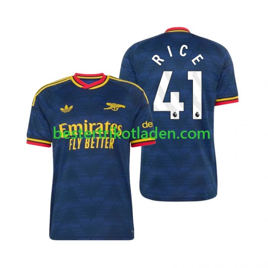 Fußballtrikot Arsenal Declan Rice 41 Auswärts Trikot Away 2026-2027 Kurzarm für Herren