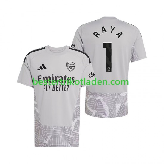 Fußballtrikot Arsenal David Raya 1 Torwart Heim Trikot Home 2026-2027 Kurzarm für Herren