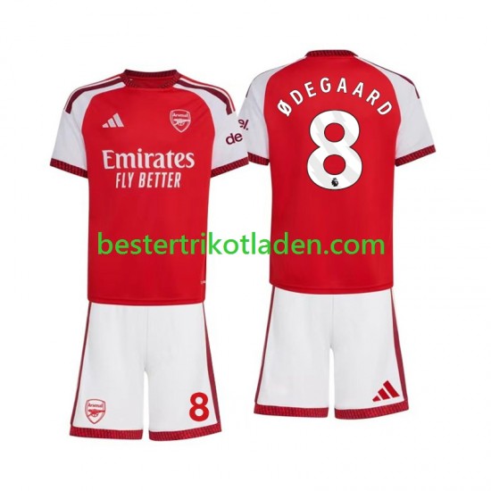 Fußballtrikot Arsenal Martin Odegaard 8 Heim Trikot Home 2026-2027 Kurzarm für Kinder
